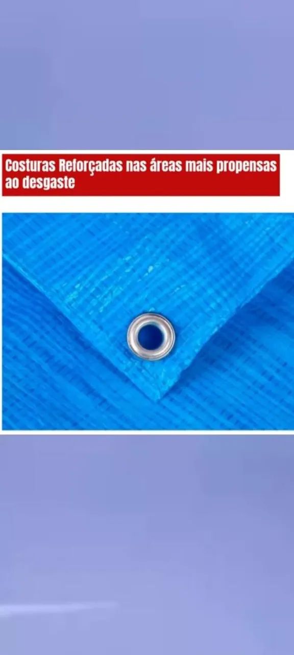 LONA AZUL  3 X 2= 6 METROS NOVA