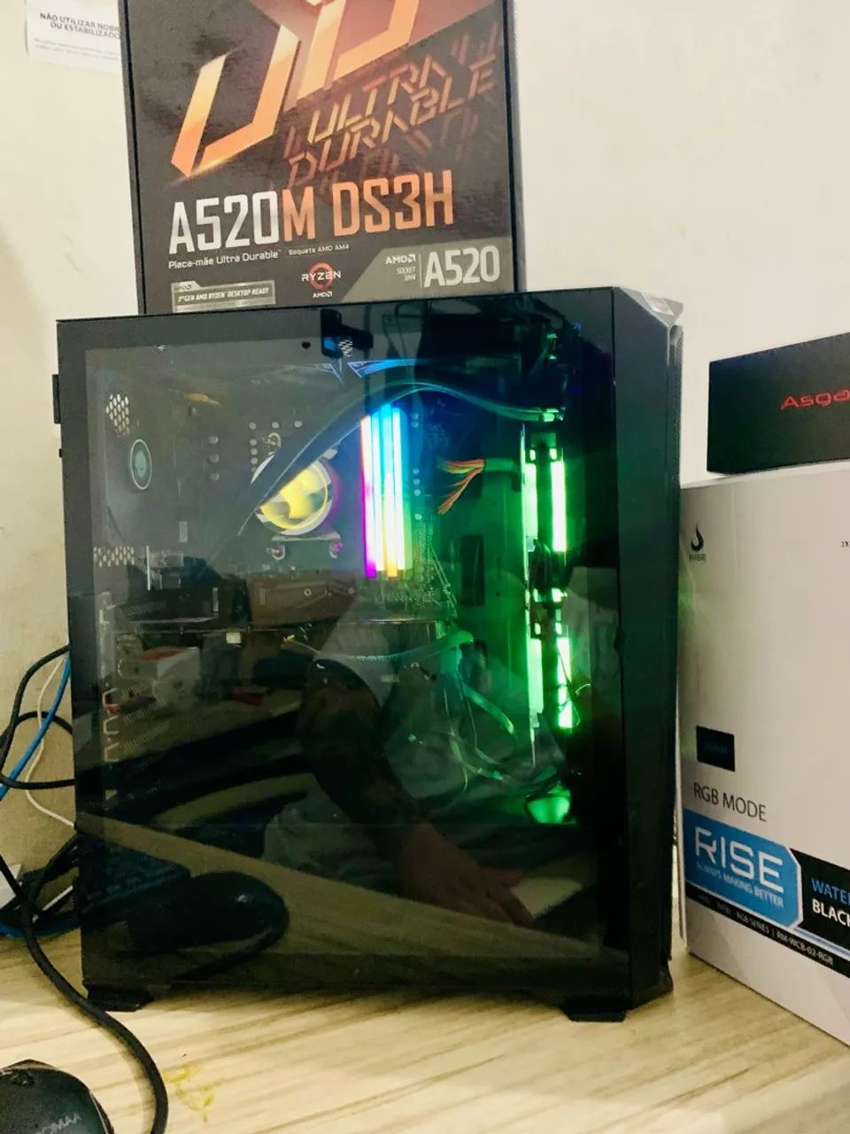 PC GAMER Ryzen 5 5600X + RTX 3060 12GB (No precinho) - Foto 5