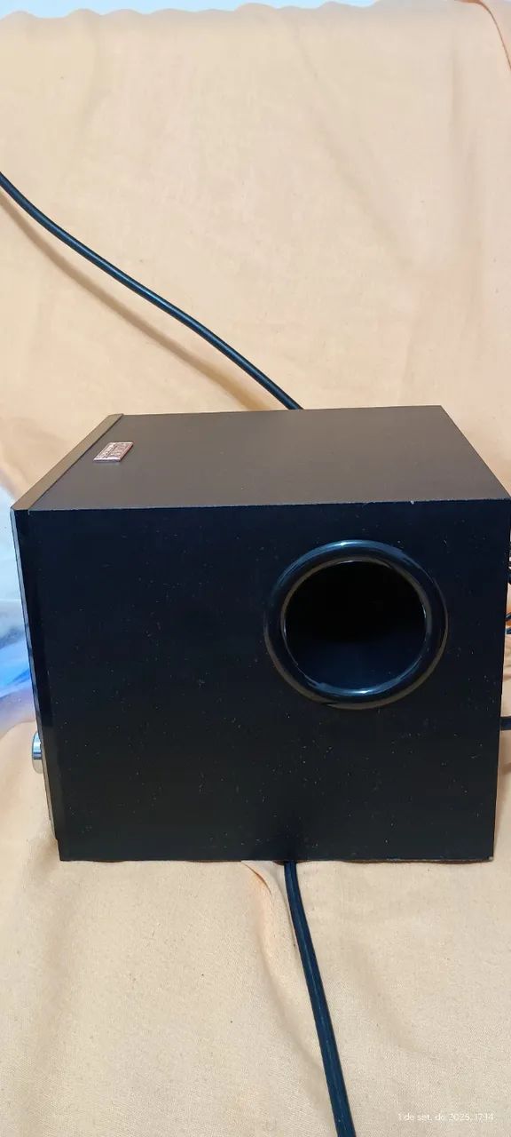 Caixa de Som Ozaki Wooden Subwoofer (25W RMS) Dual Bass 2.2 CH, Potência de saída do woofe - Foto 3