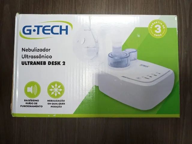 Nebulizador ultrassônico G-Tech ultraneb desk 2 Novo lacrado com todos os acessórios.