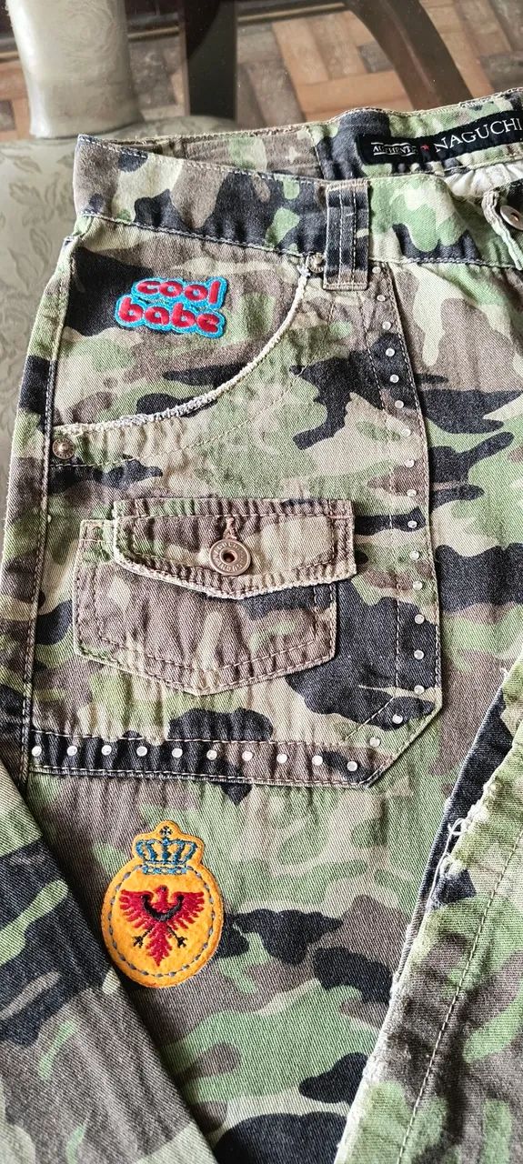 Calça comprida de cintura baixa Naguchi - Foto 2