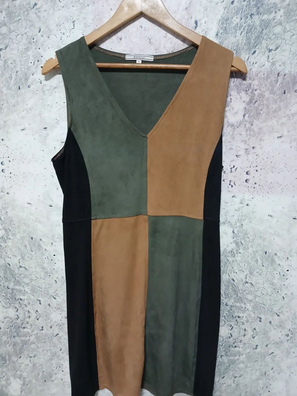 Vestido Suede Colorido