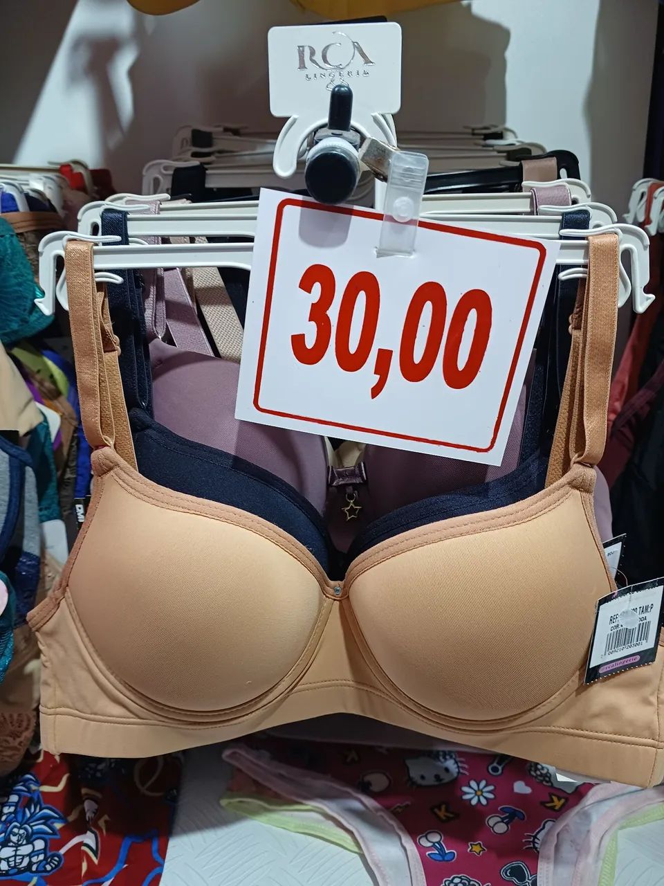 sutiãs duplo liso poliamida 
