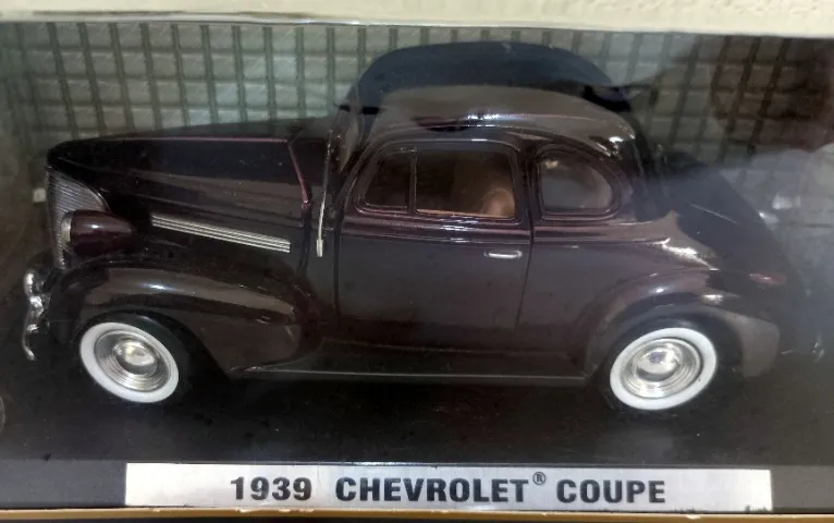 Miniatura Chevrolet Coupe 1939 Diecast Metal (Coleção jornal O Tempo)