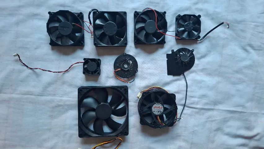 Coolers para computador/notebook, semi-novos, funcionando, a partir de 10,00 - Foto 3