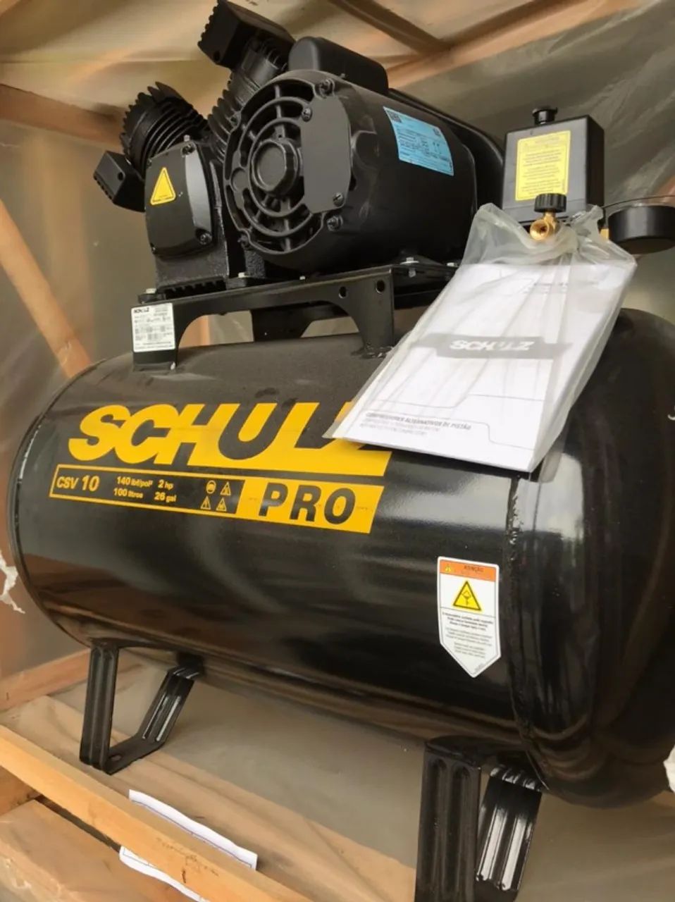 Compressor 100 litros Profissional CSV 10 Schulz - Entrega Grátis  - Foto 2