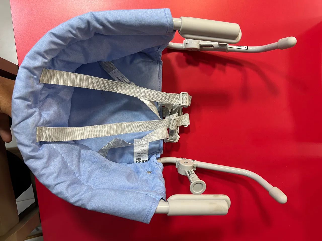 Cadeira de alimentação Multikids Baby a partir de 6 meses até 15kg Cor Azul - Foto 5