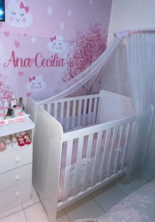 Dossel + mosqueteiro tema nuvem 100 reais - Foto 4