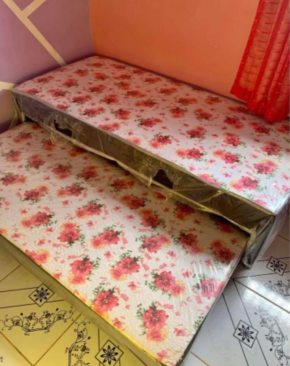 Colchão Box solteiro Novo com Cama auxiliar - Foto 4