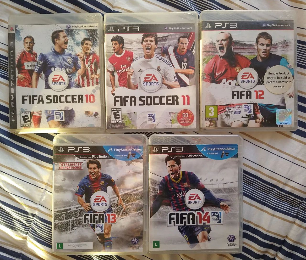 FIFA Soccer 10, 11, 12, 13 e 14 - PS3