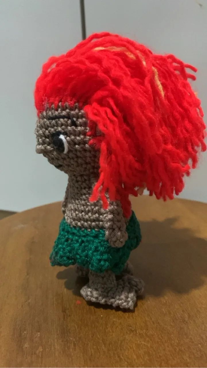 Boneco Amigurumi Curupira  - Foto 2