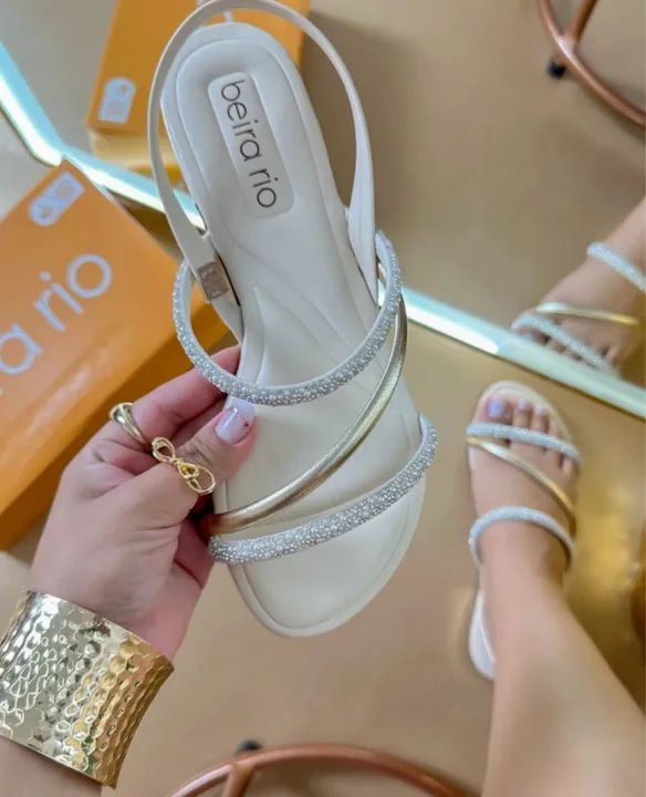 Sandália rasteirinha - Foto 3