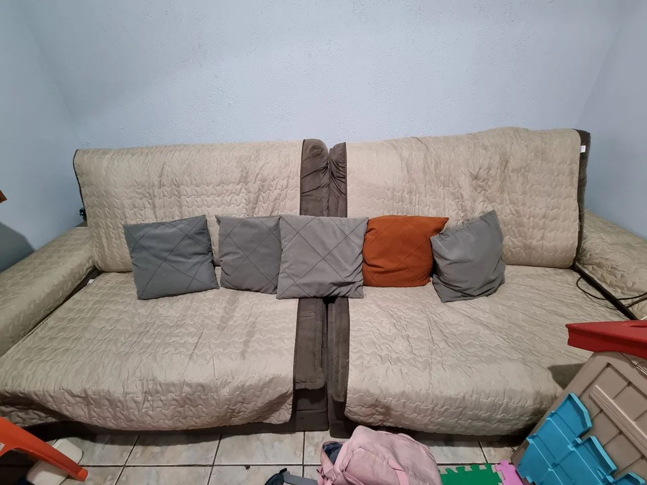 Brown Modular Sofa64861552661378121