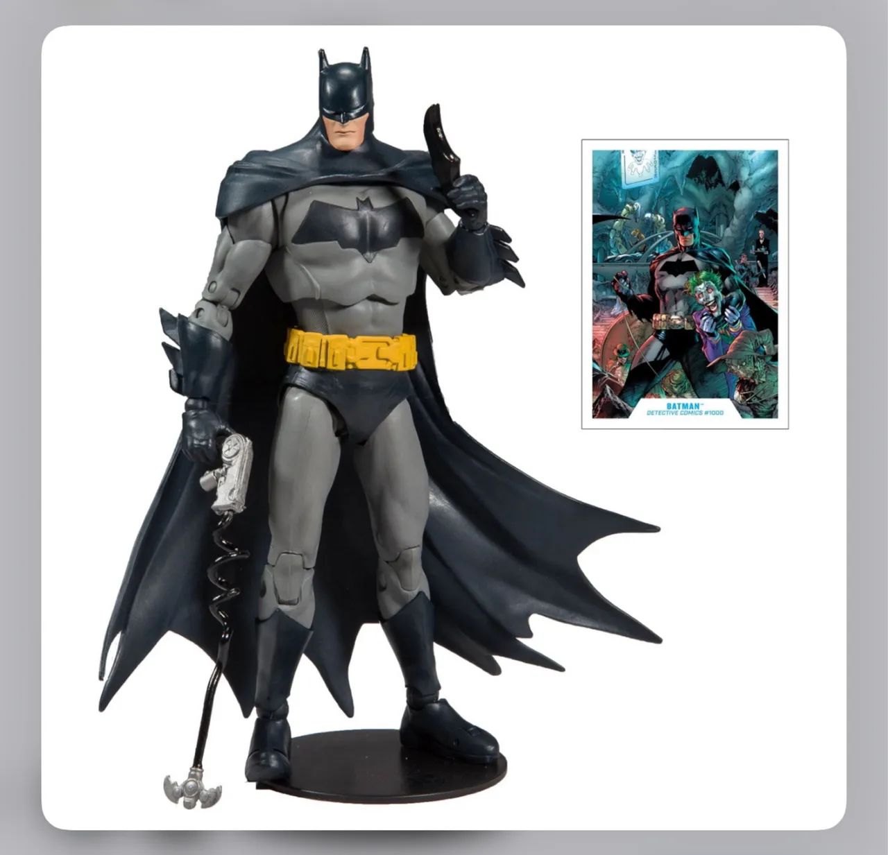 02 Action figure Batman e Superman Mcfarlane Action comics e detetive comics 1000 - Foto 3