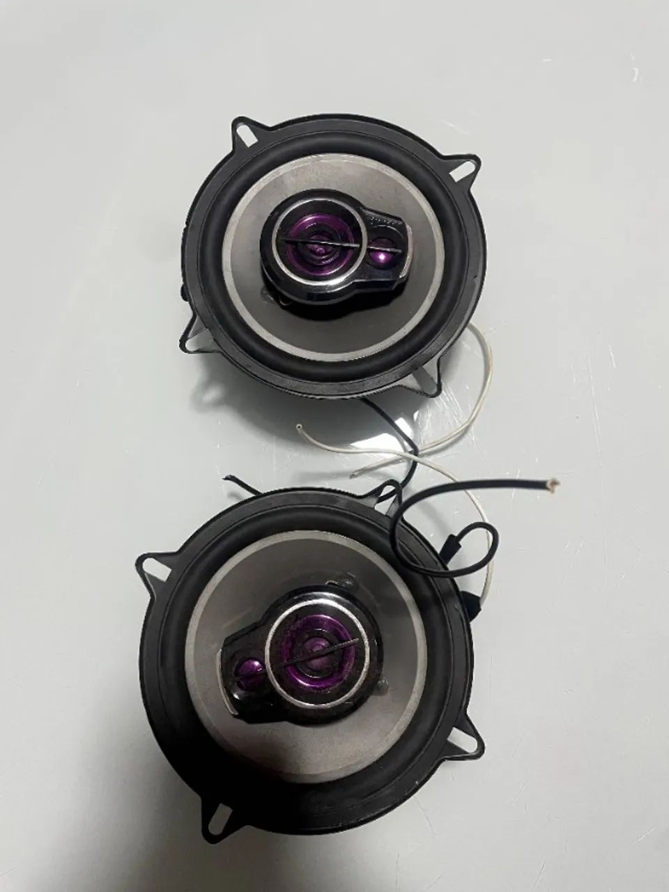 Par Alto Falante Pioneer Ts-1360br 5 Polegadas 180w Triaxial Preto E Roxo - Foto 2