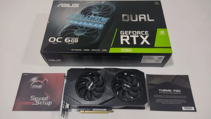 Placa de Vídeo GeForce RTX 2060 6gb Asus Dual