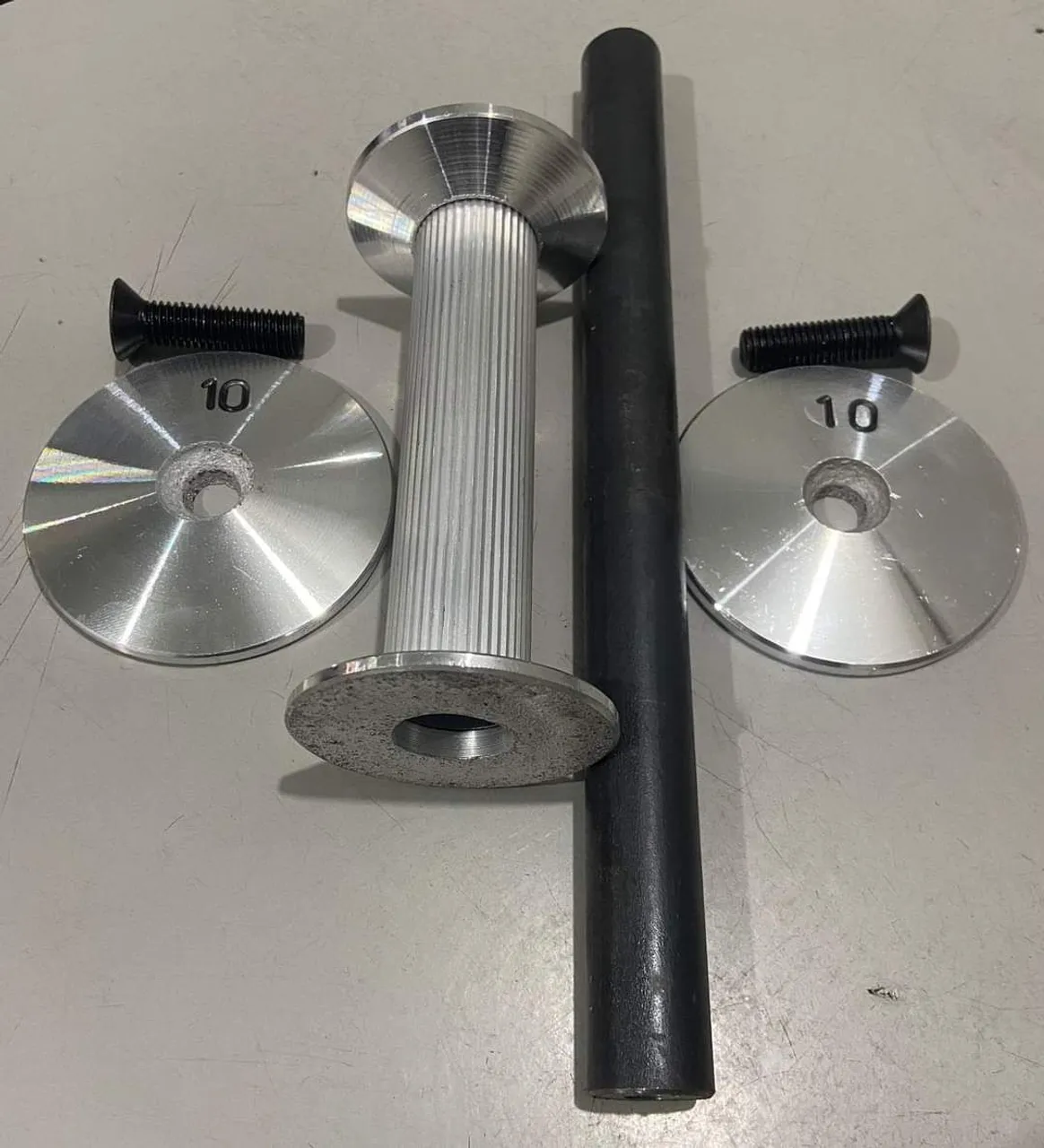 Kit barra recartilhada 12kg
