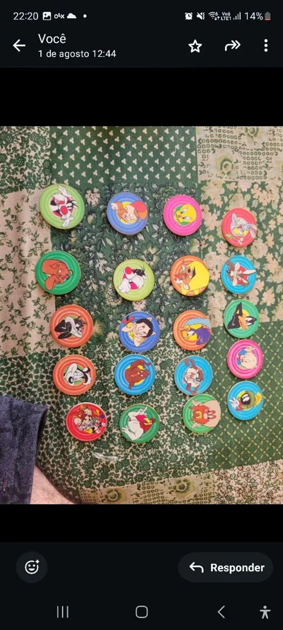 Coleção Tazos Loney tunes com animaniacs  - Foto 6