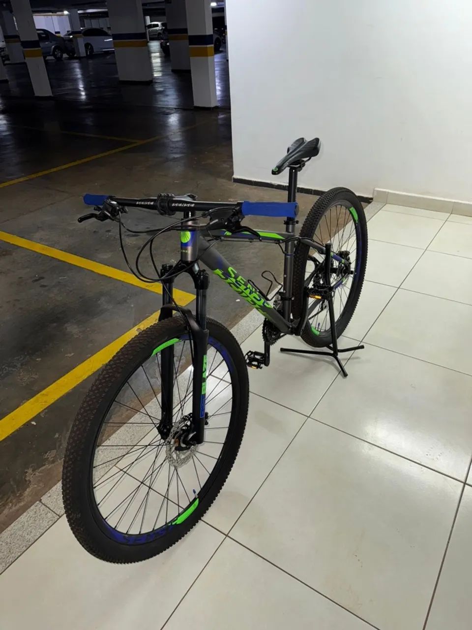 Bicicleta Sense Fun Azul/Verde M 24V - Foto 4