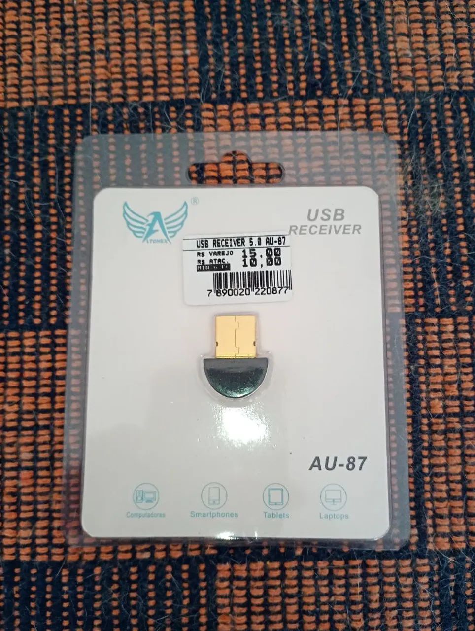 Adaptador Bluetooth USB 5.0 AU-87