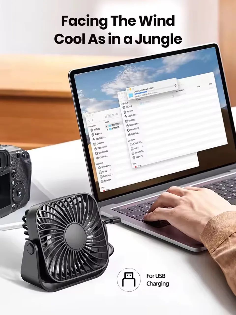 Mini ventilador USB  - Foto 2