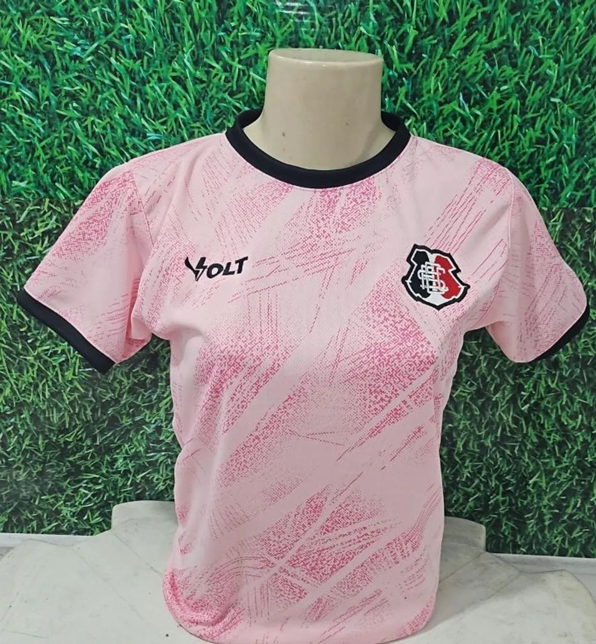 Camisa Feminina Santa cruz Rosa Roupas Prazeres, Jaboatão dos