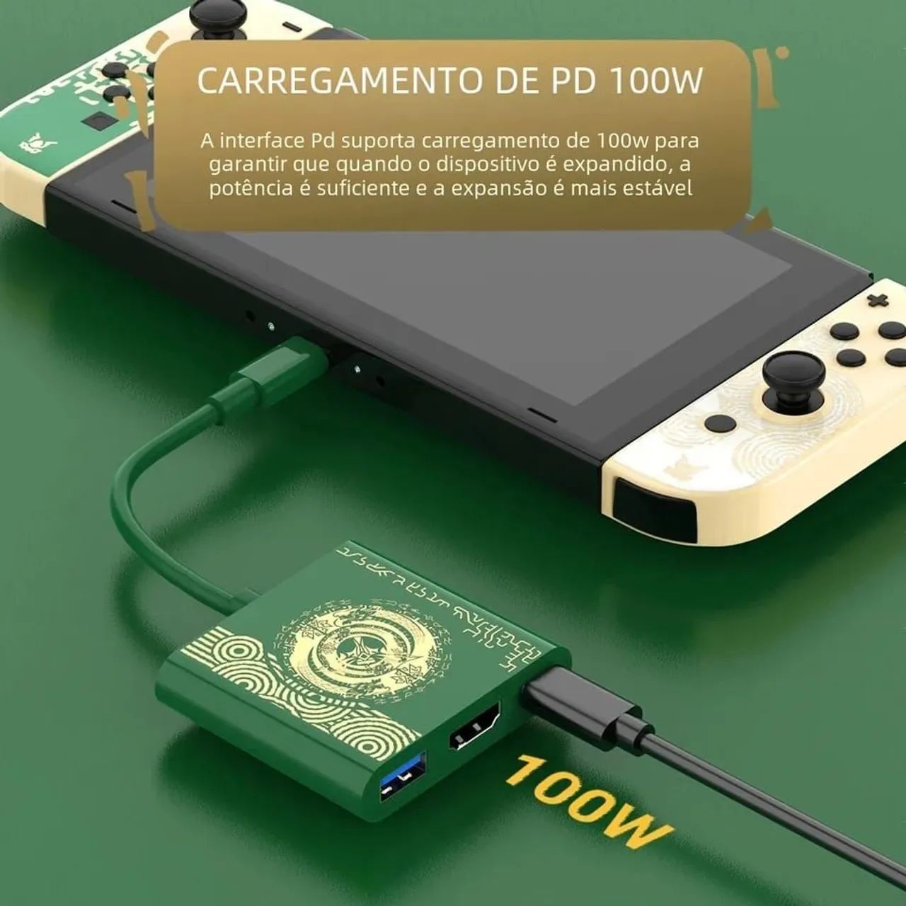 Docking Station 3 em 1 para Nintendo Switch - Foto 5