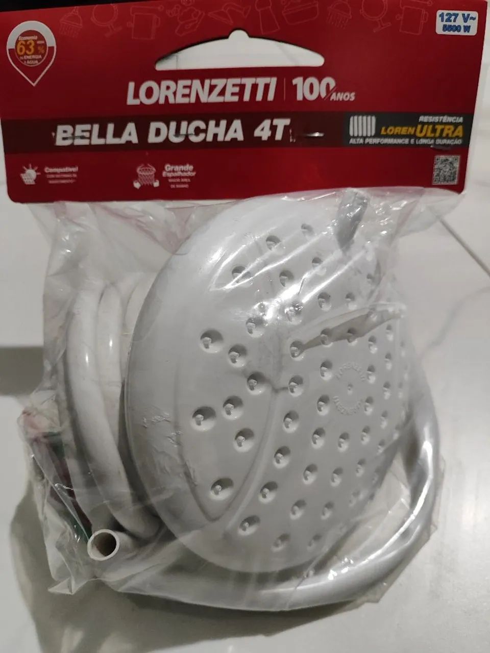 LORENZETTI Shower Unit (Bela Ducha) 127V / 5500W – 4 Temperature Settings64739362064257120