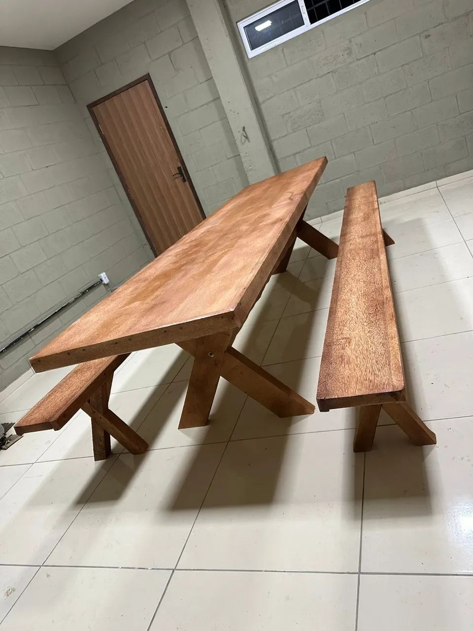 Mesa Em Madeira Rústica  - Foto 2