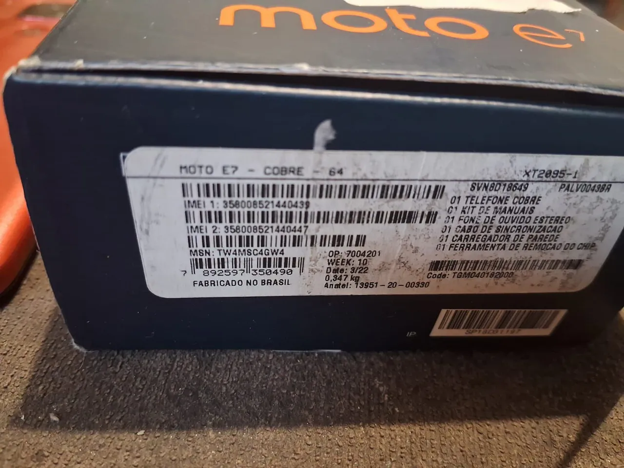 Telefone Motorola E 7