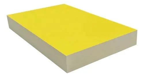 500 FOLHAS DE PAPEL CARTAZ - AMARELO - 180 G - APENAS FRENTE - LASER E JATO DE TINTA - Foto 3