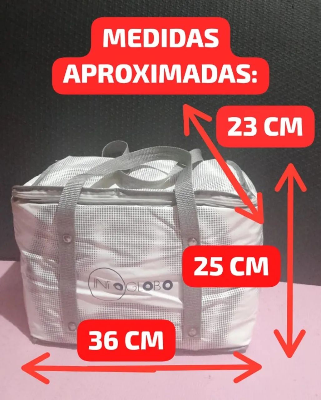 Bolsa Térmica Com Alças De Mão - Infoglobo / Perdigão - Foto 2