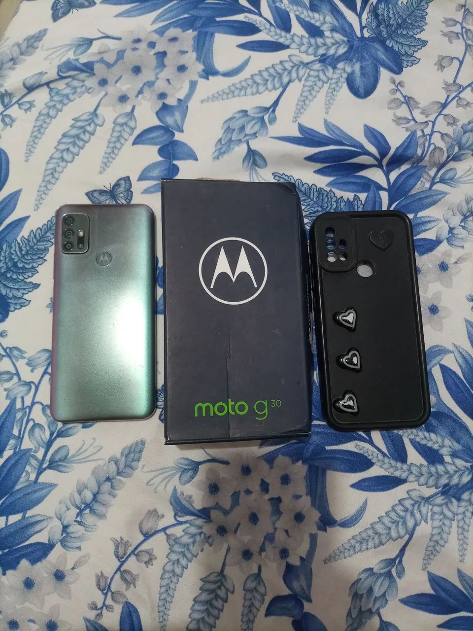 Vendo moto G 30. Semi novo. Com nota fiscal. Capinha e caixa. - Foto 2