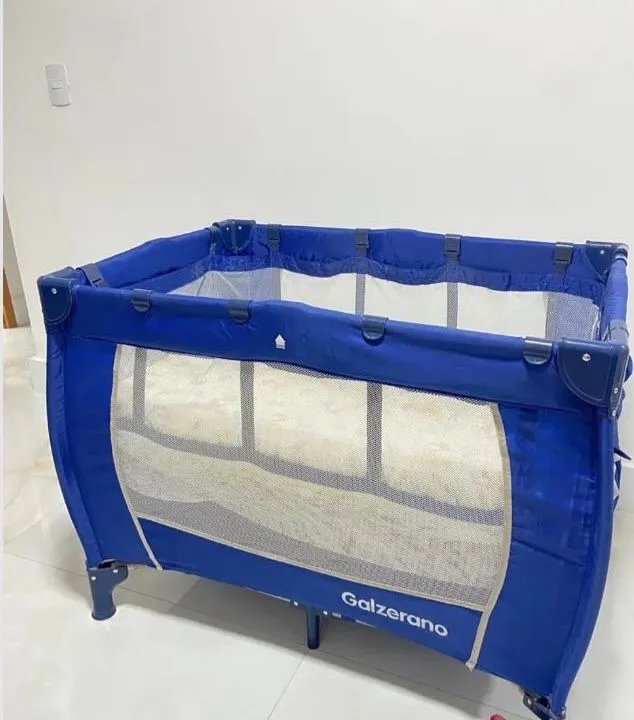 Berço Portátil Galzerano Azul