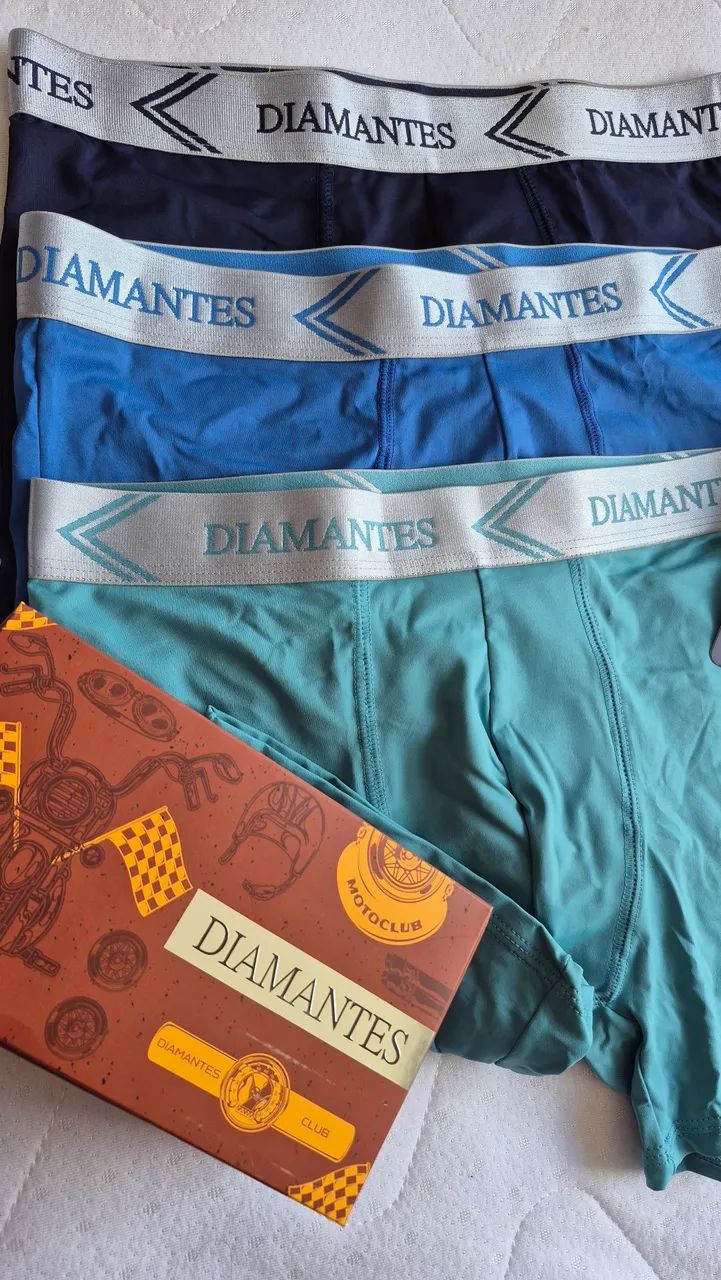 Cueca Box Diamantes - Kits com 3 peças - Foto 5