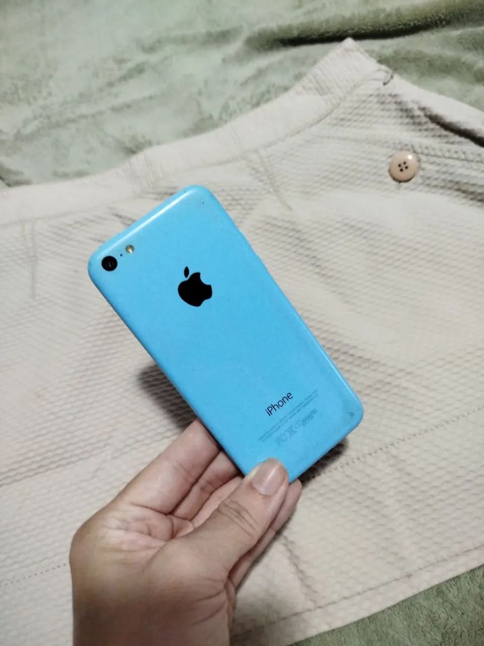 iPhone 5C azul - Carcaça 