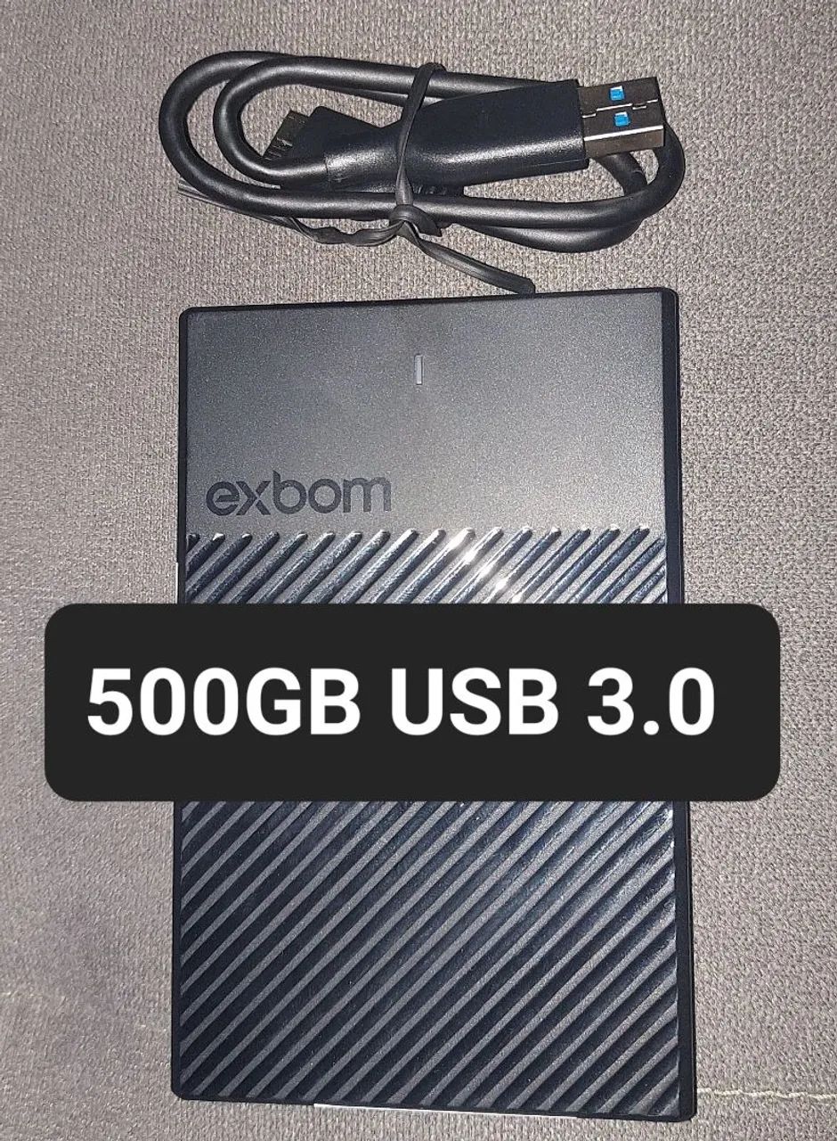 Hd externo 500GB USB 3.0 