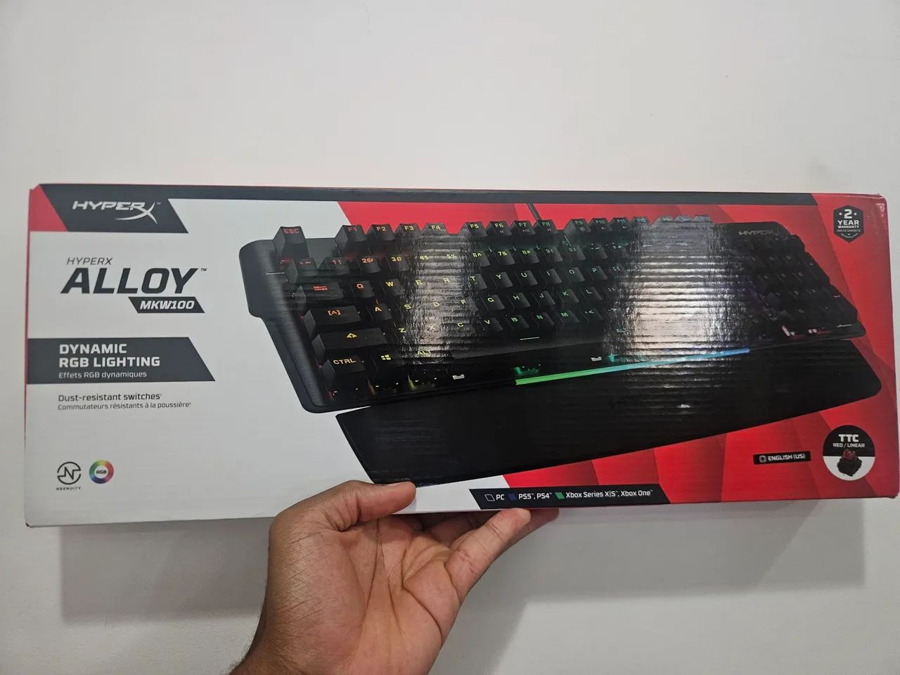 Teclado Mecânico HyperX Alloy MKW100 RGB