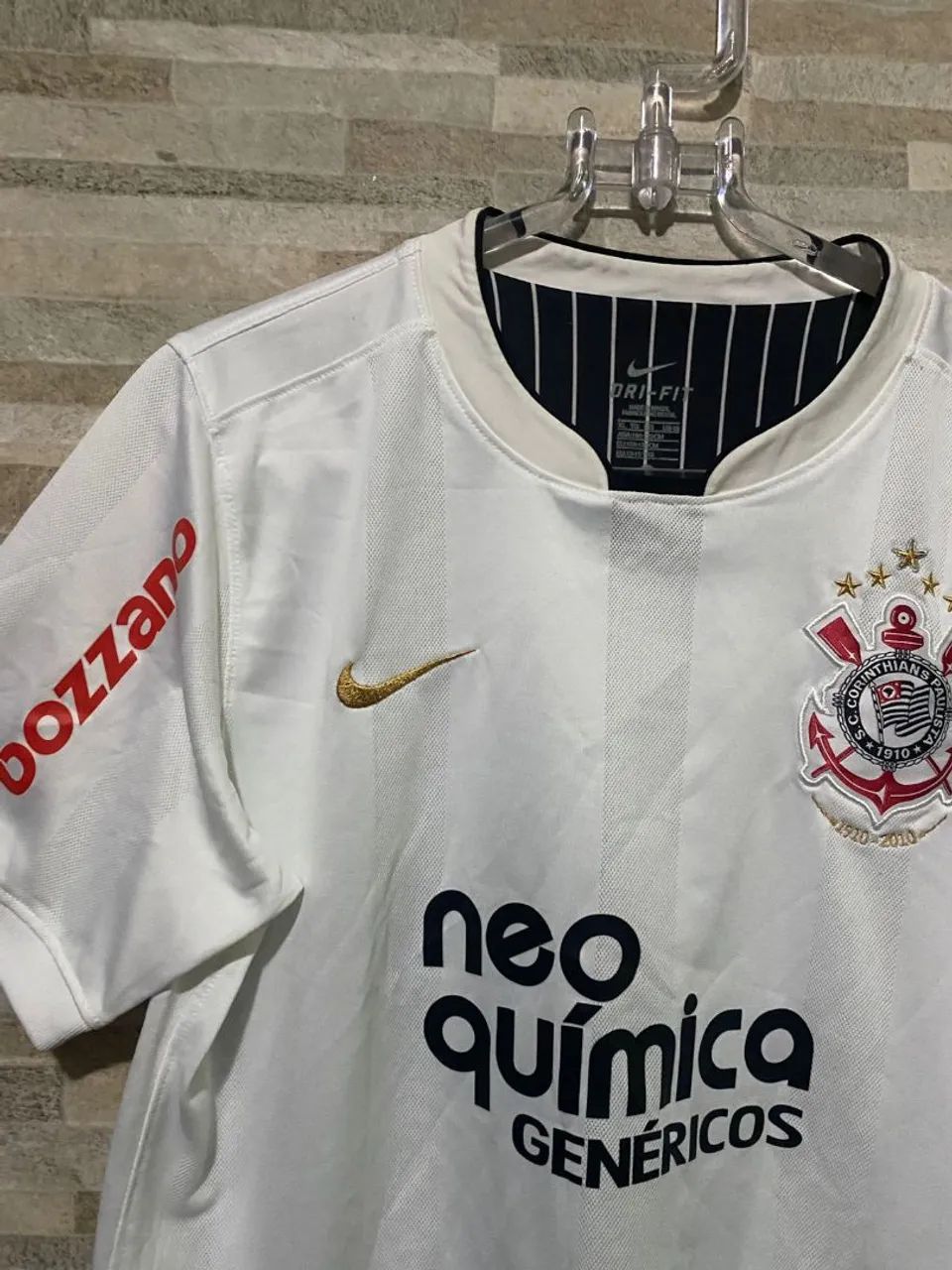 Camisa Corinthians Infantil Nike - Neo Química - Oficial - Foto 4