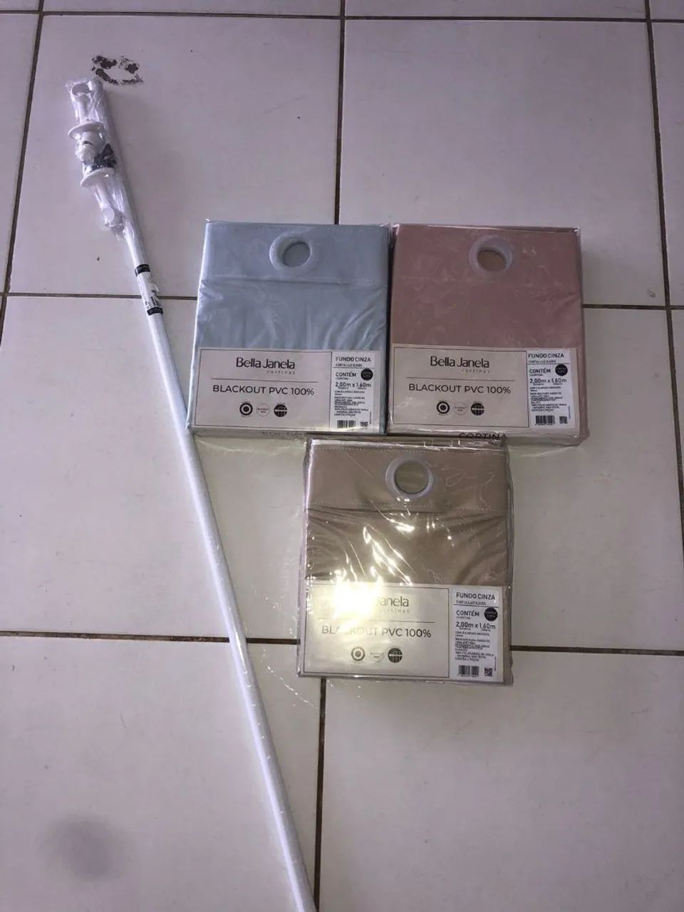 Cortina Blackout PVC 100% Bella Janela