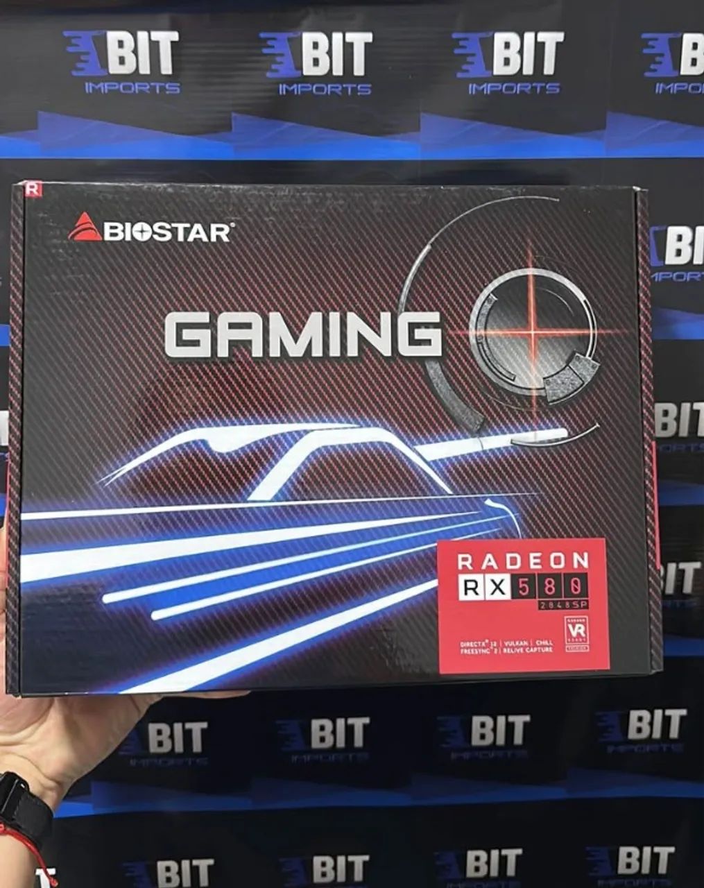 RX 580 Gaming BIOSTAR | Nova Lacrada | Garantia