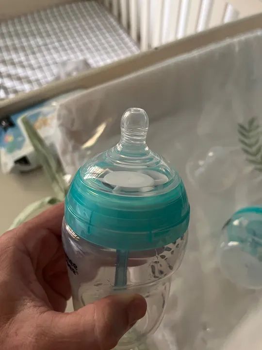 Kit Mamadeiras Tommee Tippee Advanced 260ml - Verde Azulado - Foto 3