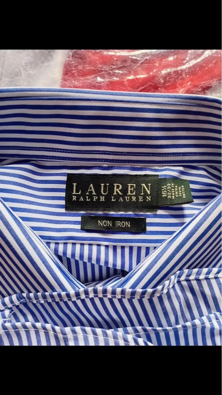 Camisa masculina listrada manga cumprida  - Foto 4