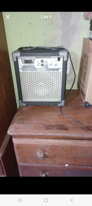 Caixa amplificada arcústica 250 potencia