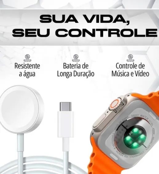 Smartwatch Apple Series 10 - Tela AMOLED - Novo - Foto 3