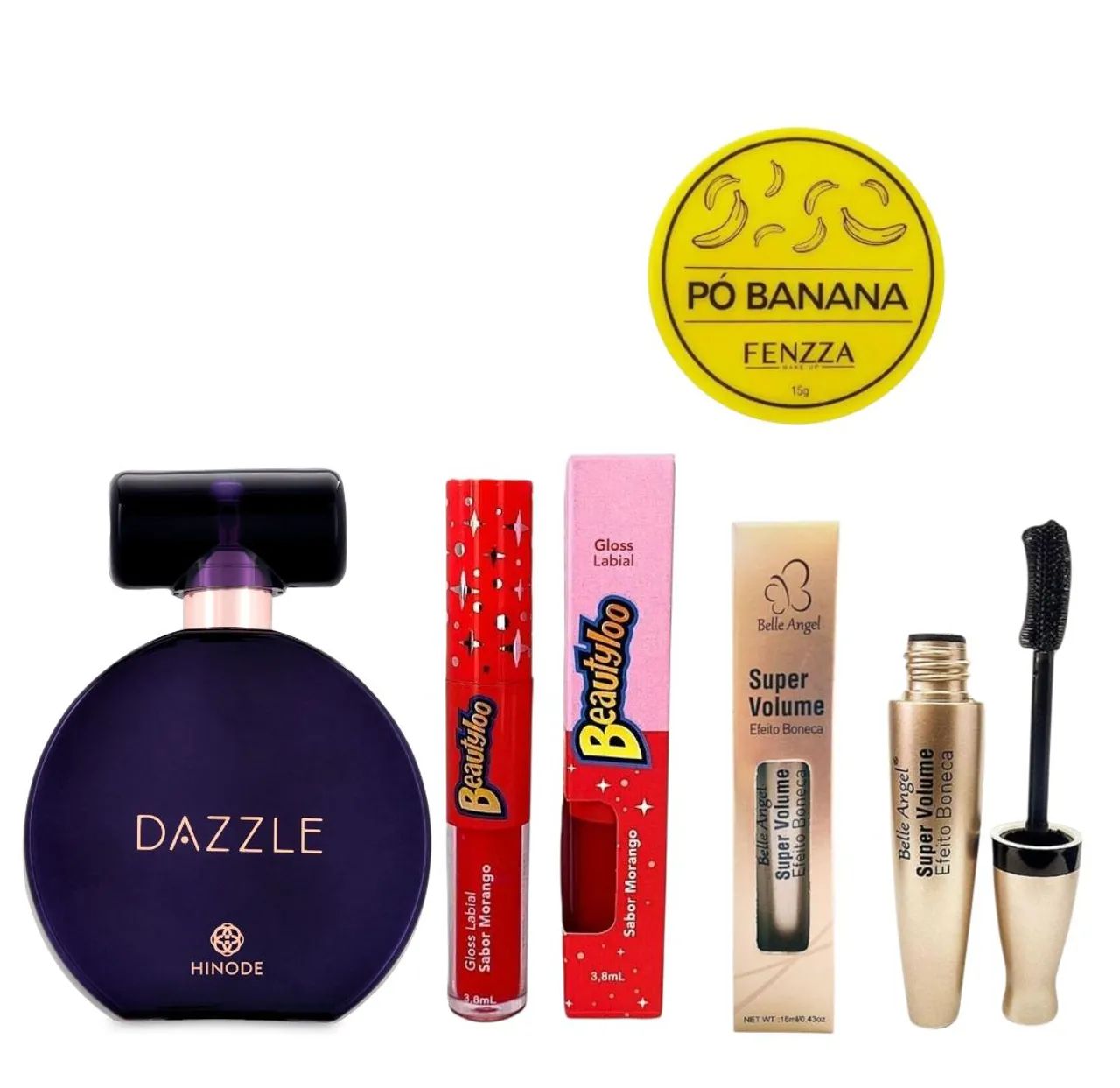 Kit de Maquiagem Dazzle Hinode + Beautyloo + Belle Angel