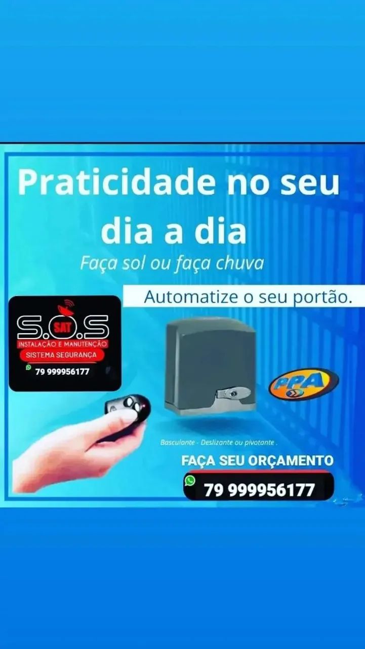 Cerca elétrica, motor, câmera, alarme  - Foto 2