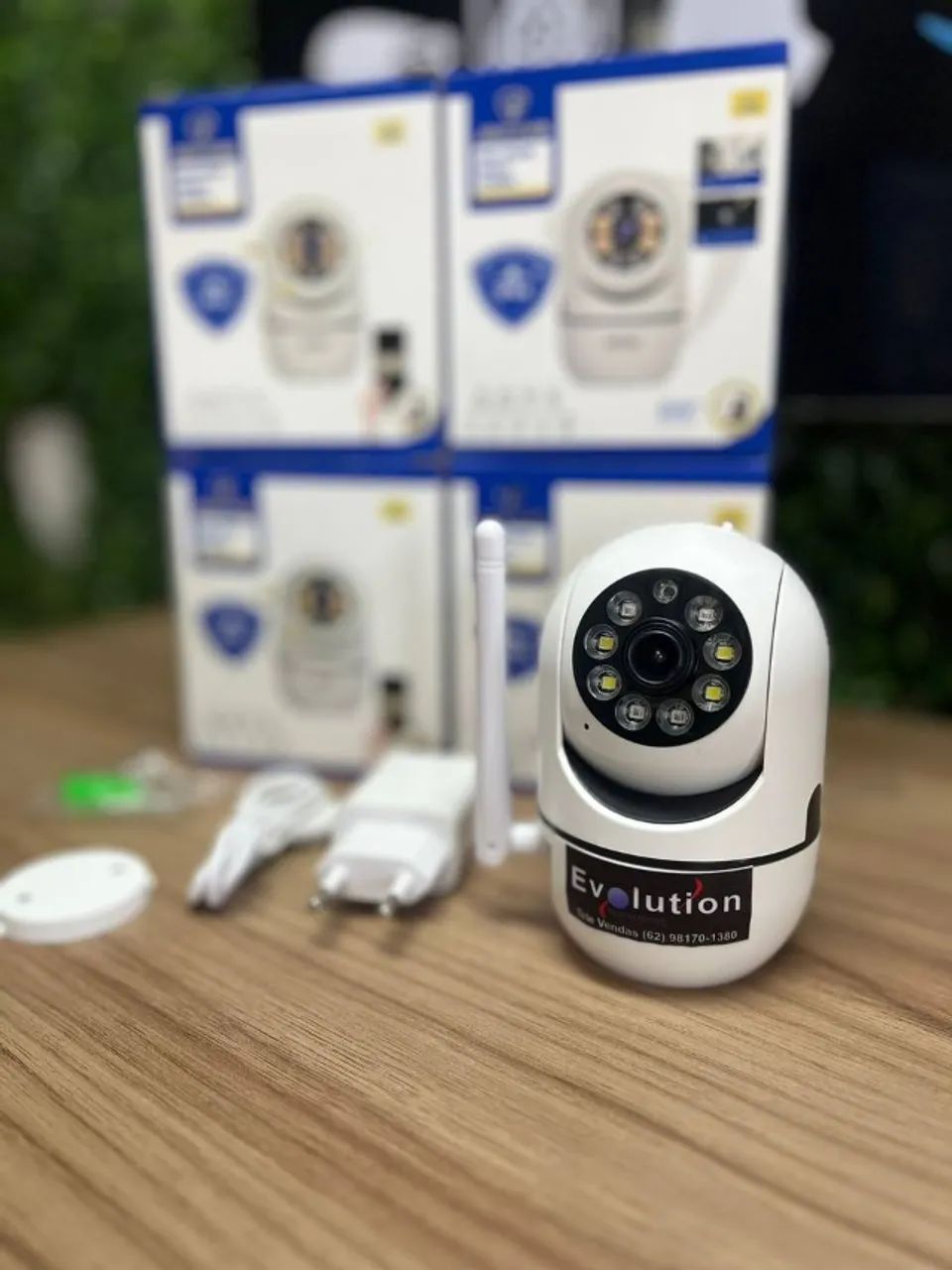  Câmera de Segurança Interna - JORTAN - 1 Antena