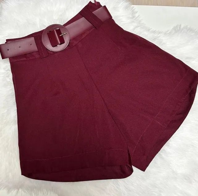 Shorts com cinto Novo/sem uso
