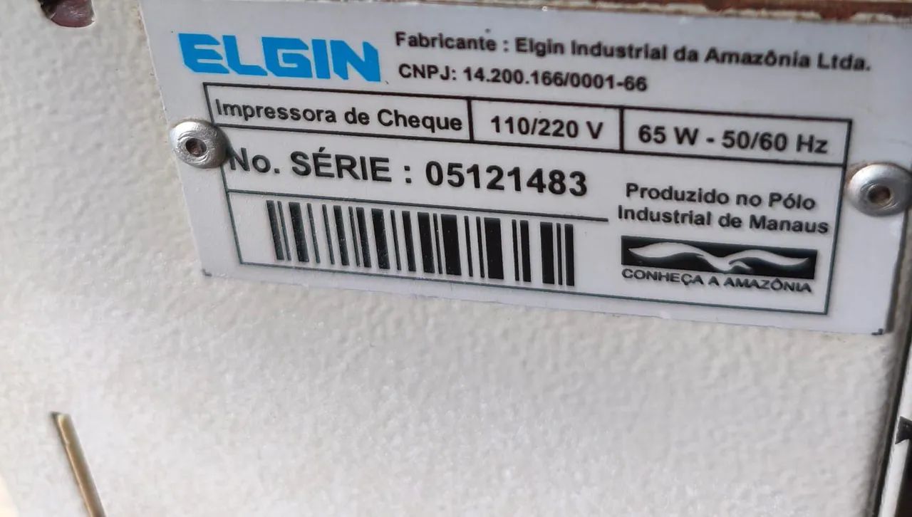 Impressora de cheque - Elgin  - Foto 4